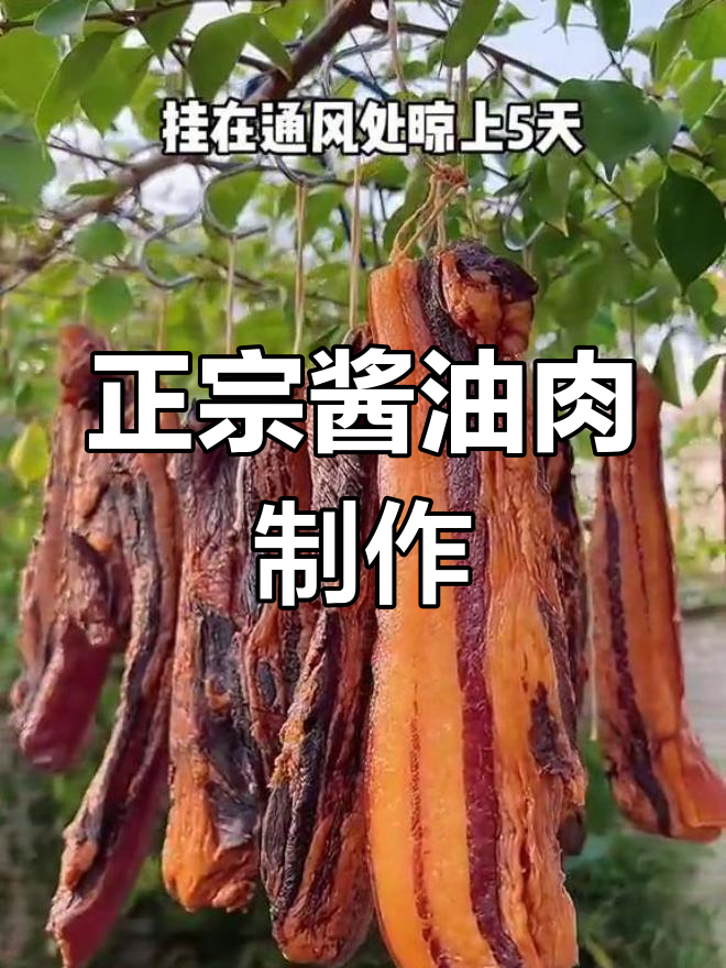 过年必备!正宗酱油肉,无烟熏、不占地方,轻松腌制