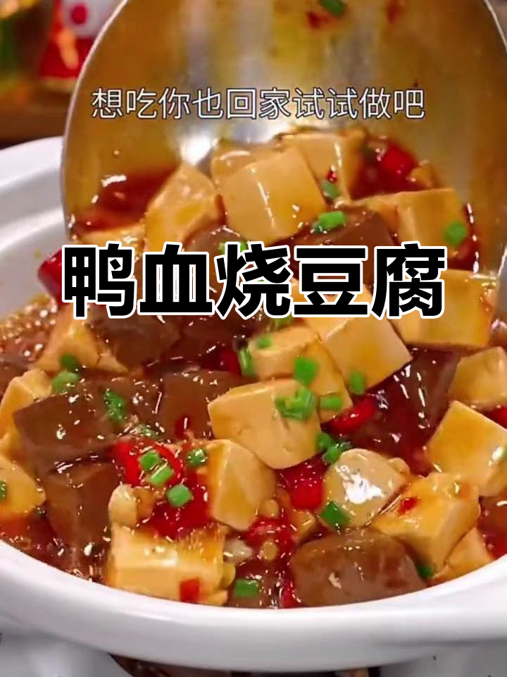 鸭血豆腐家常做法,鲜香嫩滑超下饭