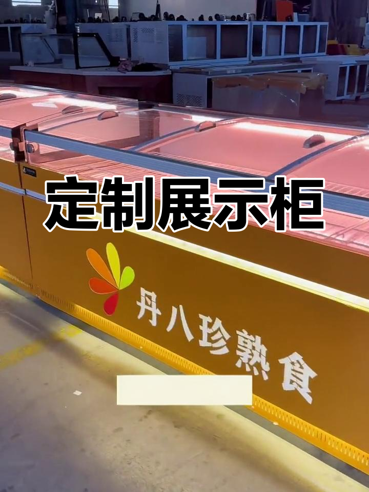 定制冷藏冷冻柜,铜管制冷,外观与灯箱可自由设计
