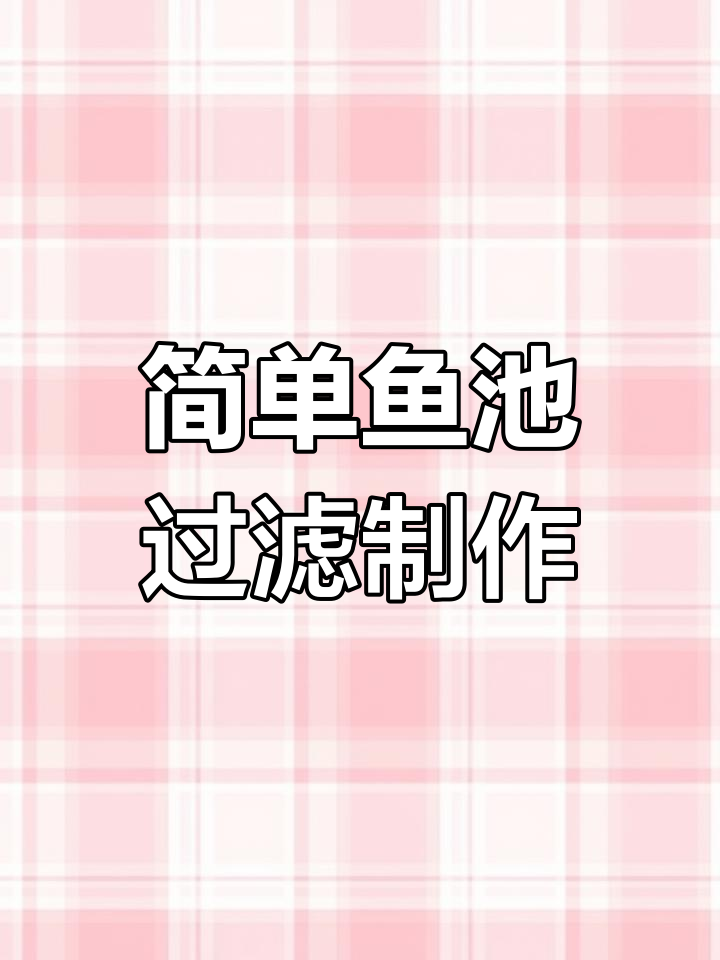 自建房鱼池过滤系统原理解析