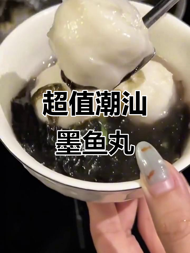 潮汕墨鱼丸,超便宜又好吃!