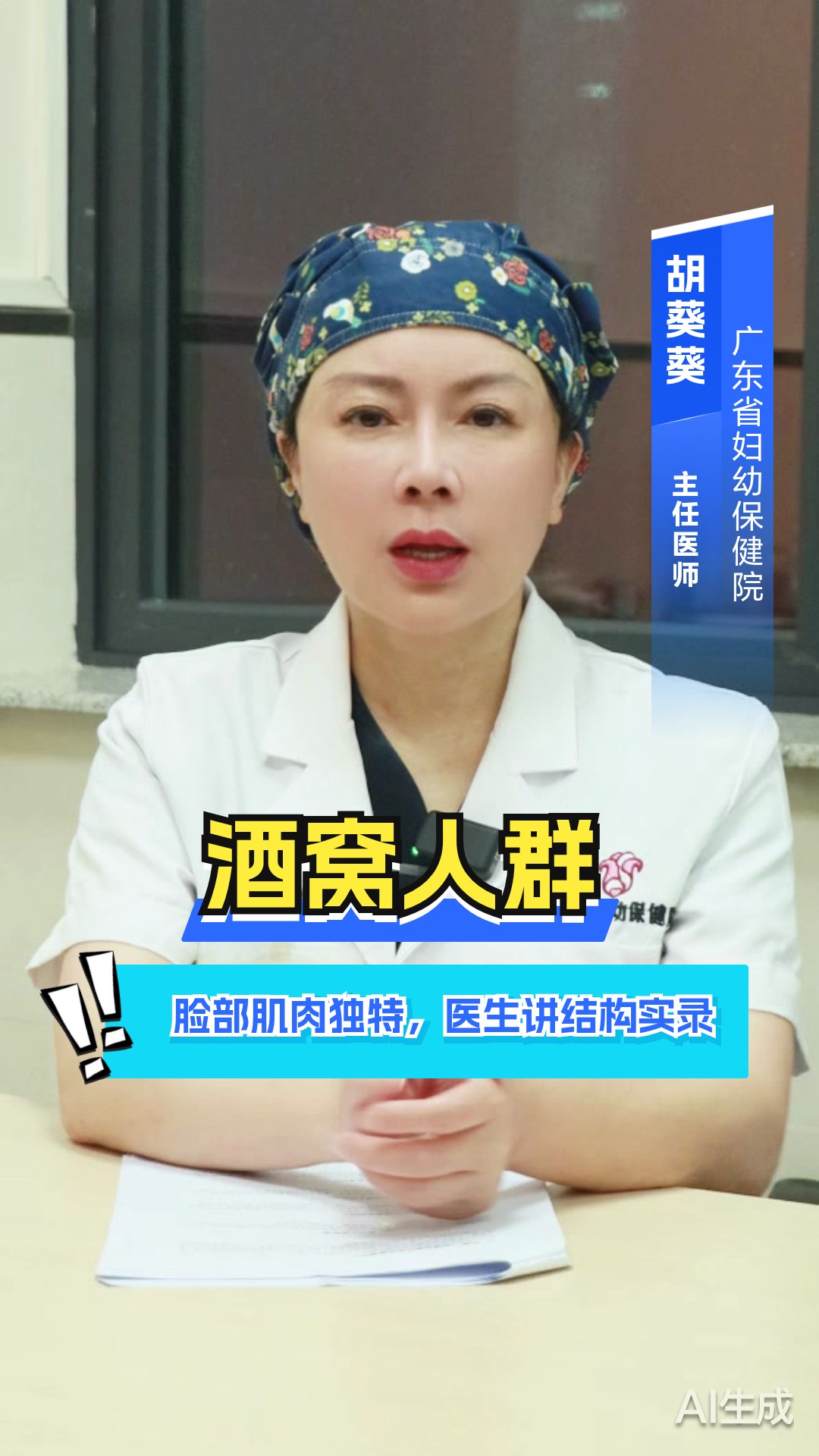 酒窝人群脸部肌肉独特，医生讲结构实录