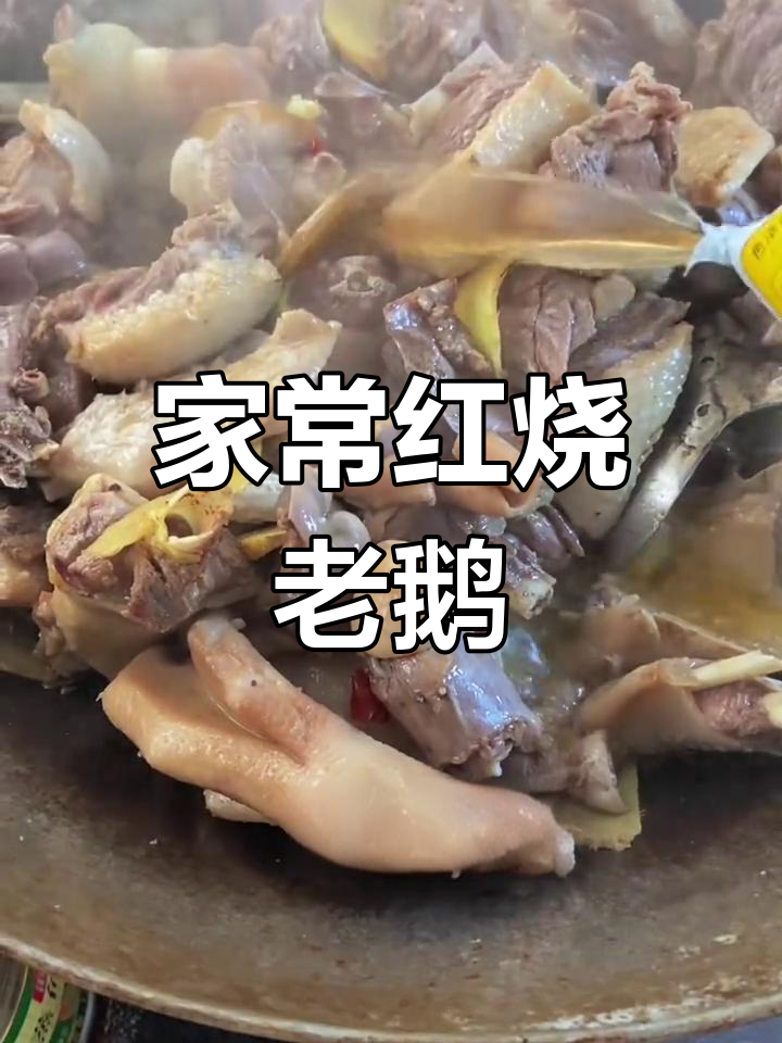 红烧老鹅的家常做法,简单又美味