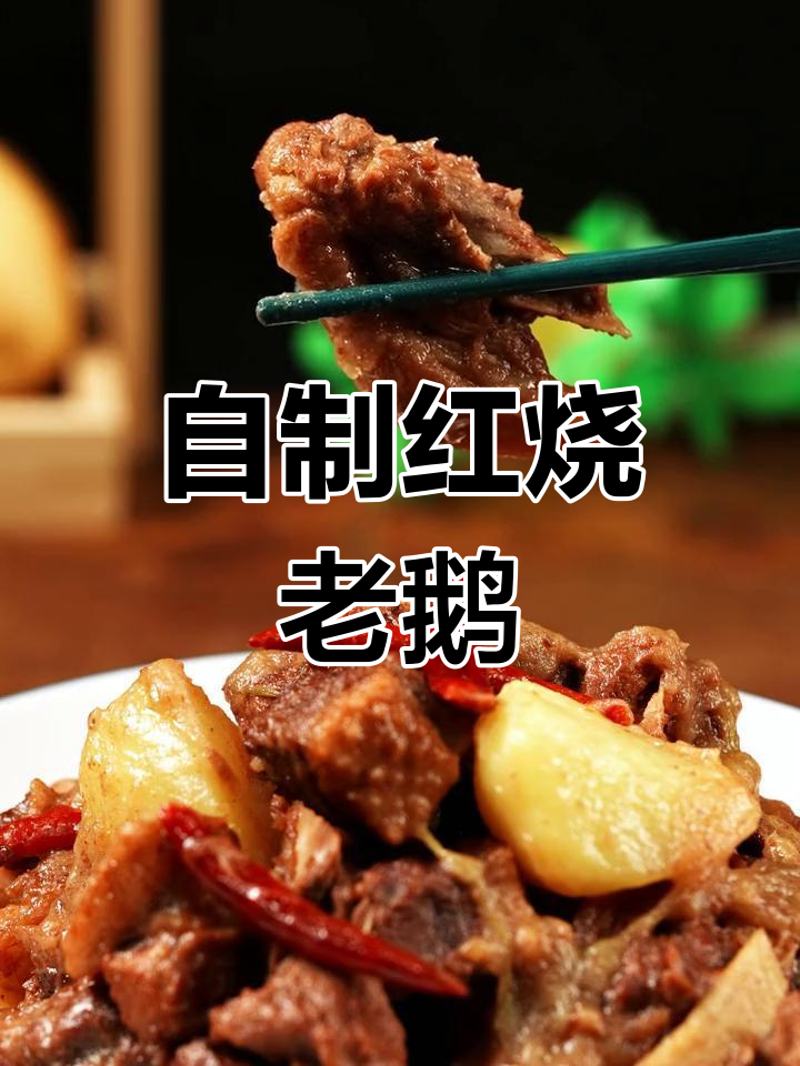 逢年过节必做红烧老鹅,轻松做出家乡味