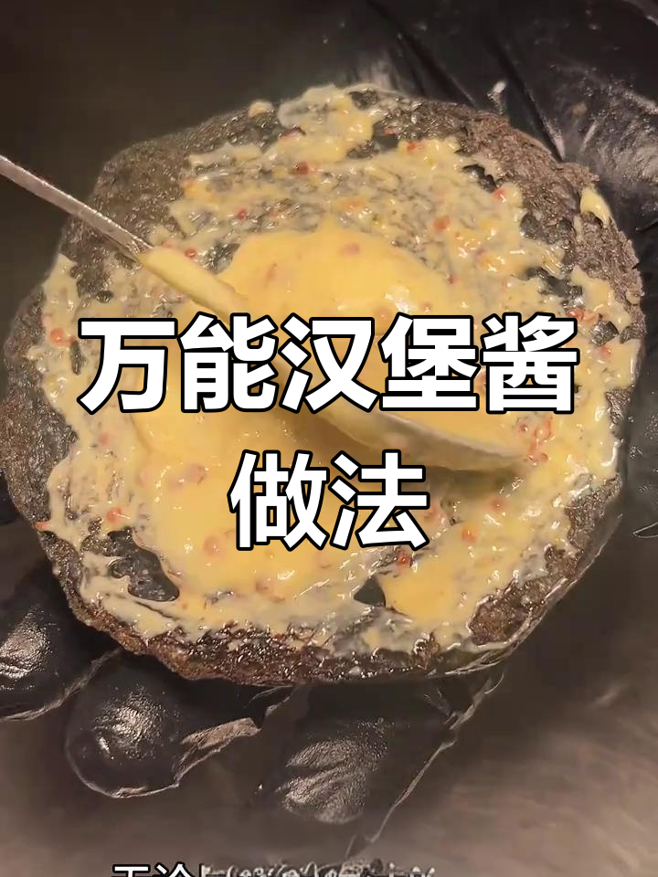轻松自制美式汉堡酱,酸甜清爽搭配任何美食