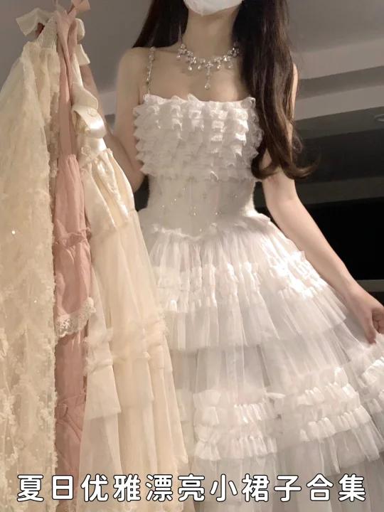 优雅漂亮小裙子适合生日穿的天鹅公主～