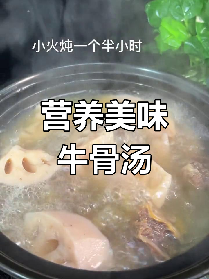 牛排骨与莲藕的滋补汤,冬季暖身又养胃