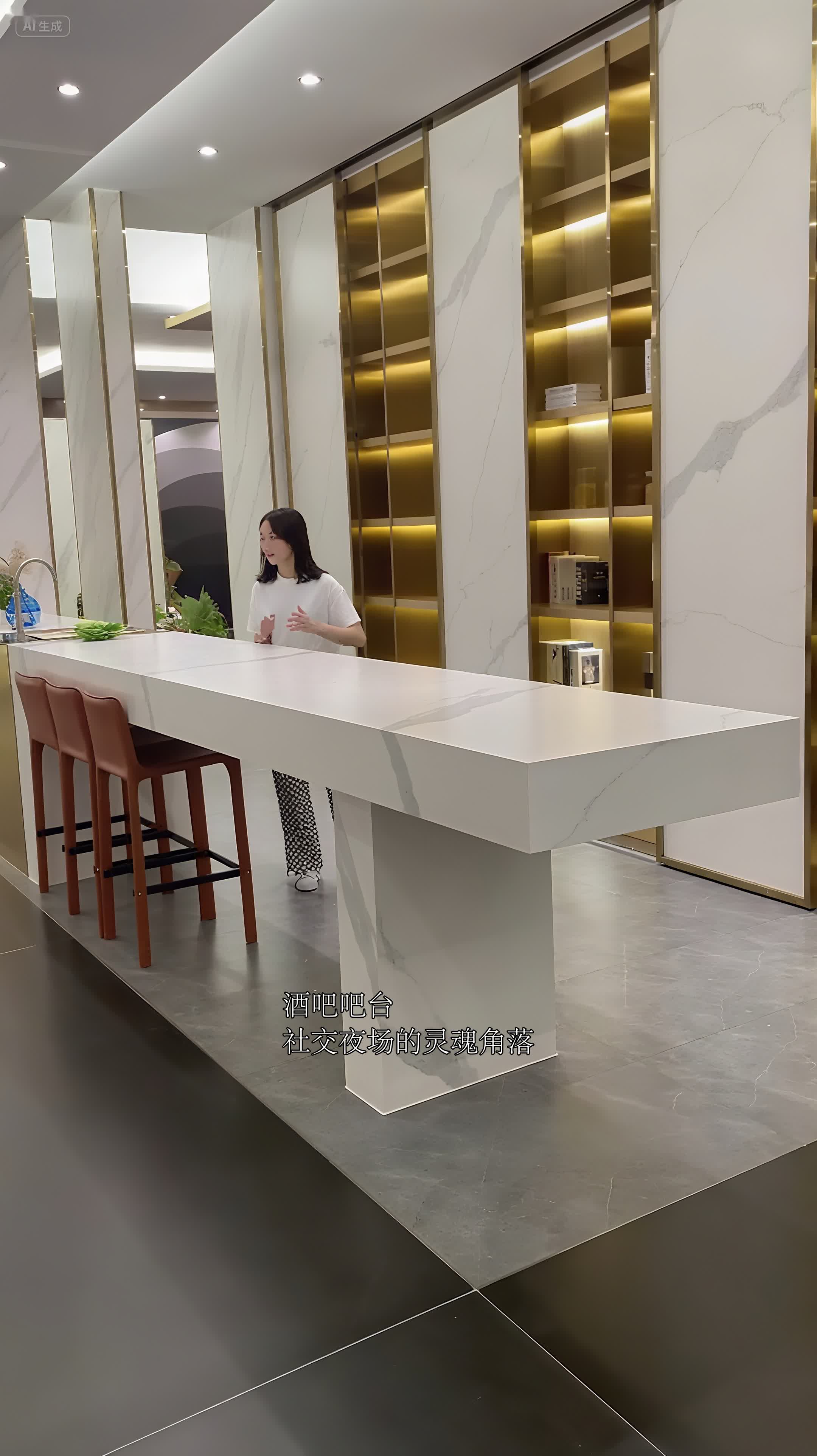 酒吧吧台社交夜场的灵魂角落