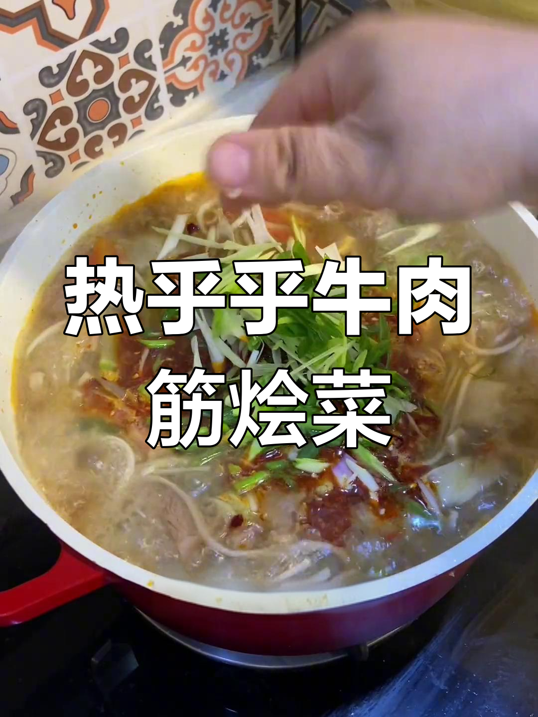 寒冬必备!牛肉筋烩菜,热腾腾的温暖一锅