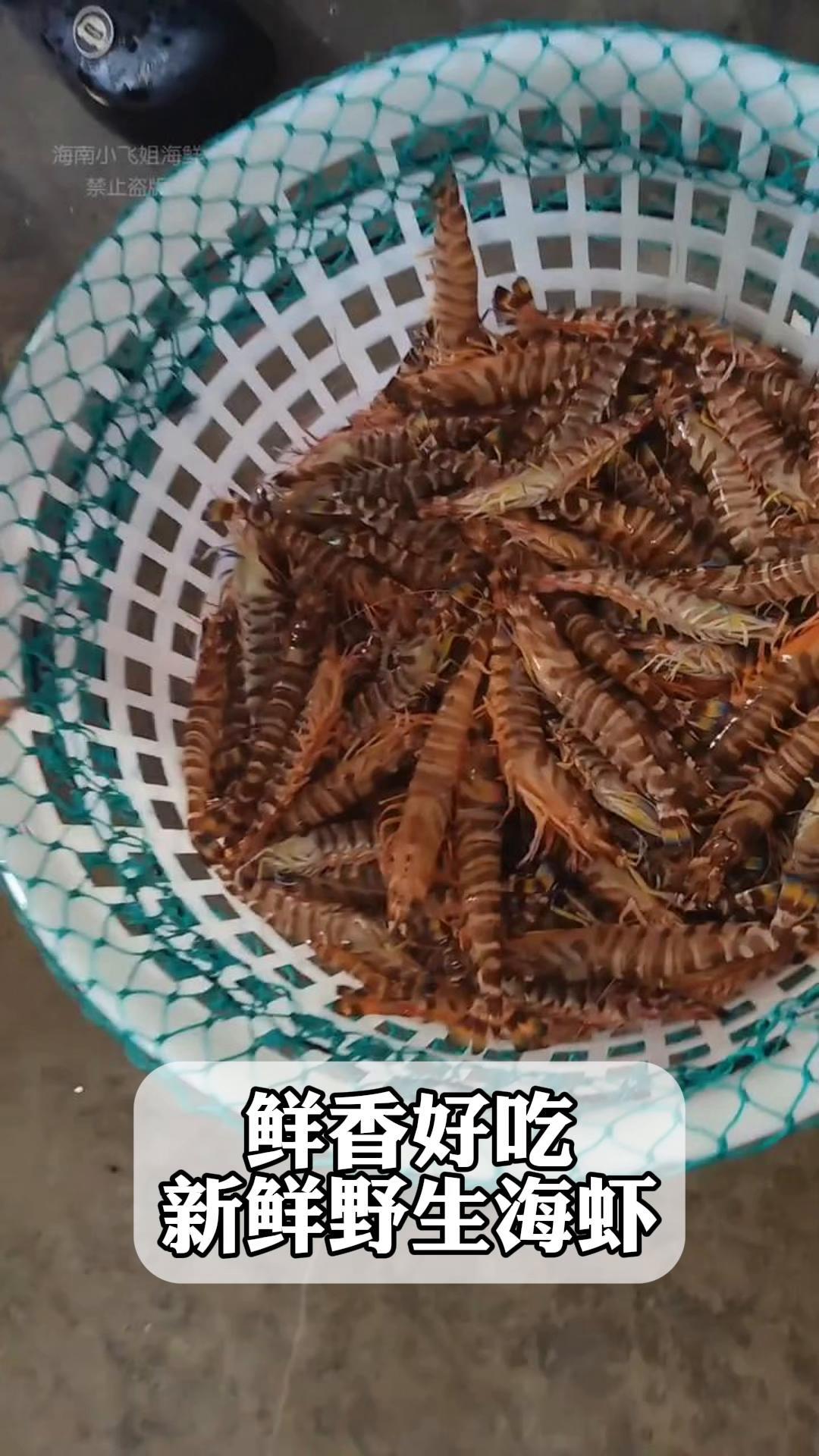 鲜香好吃,新鲜野生海虾
