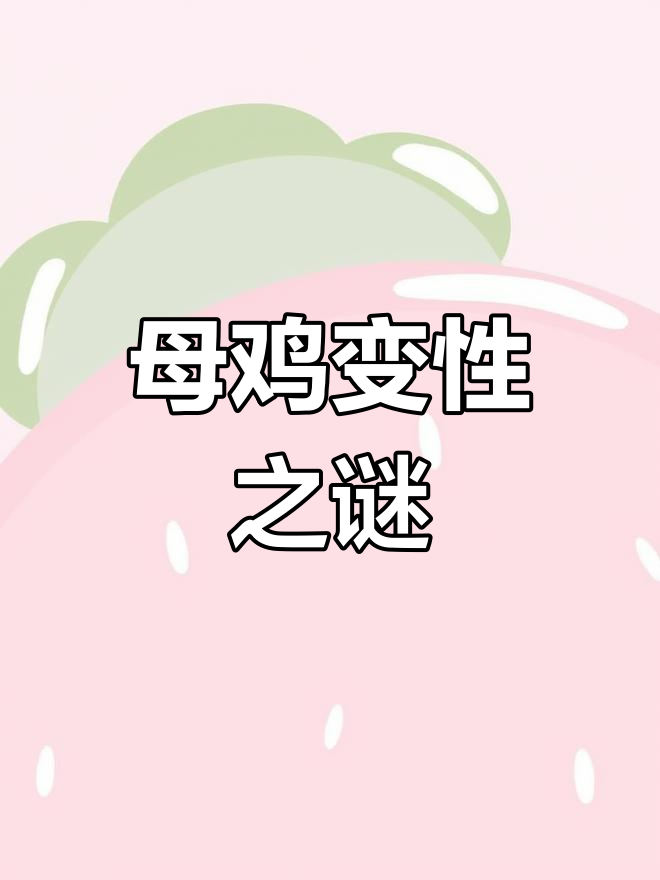 母鸡如何变成公鸡?