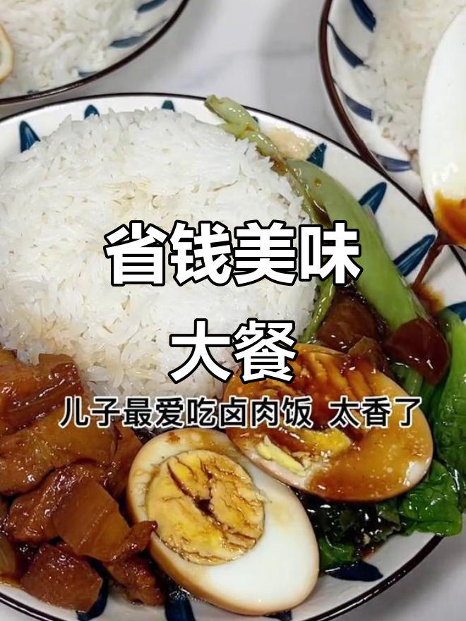 用28元做出美味卤肉饭和紫菜汤,简单又实惠!