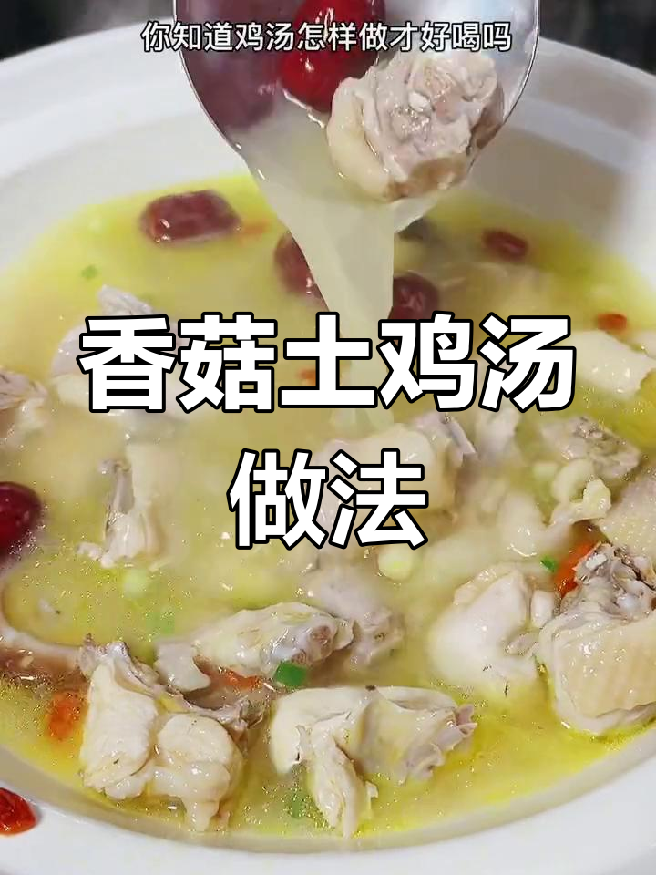 秋季滋补香菇土鸡汤,温暖又营养