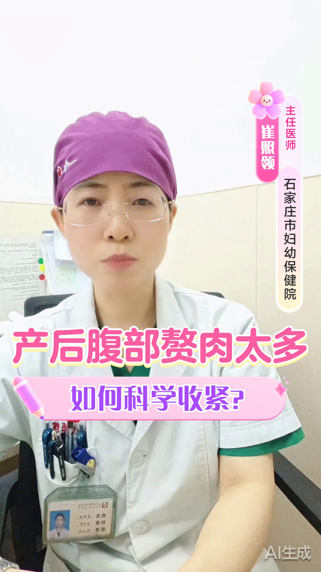 产后腹部赘肉太多,如何科学收紧?