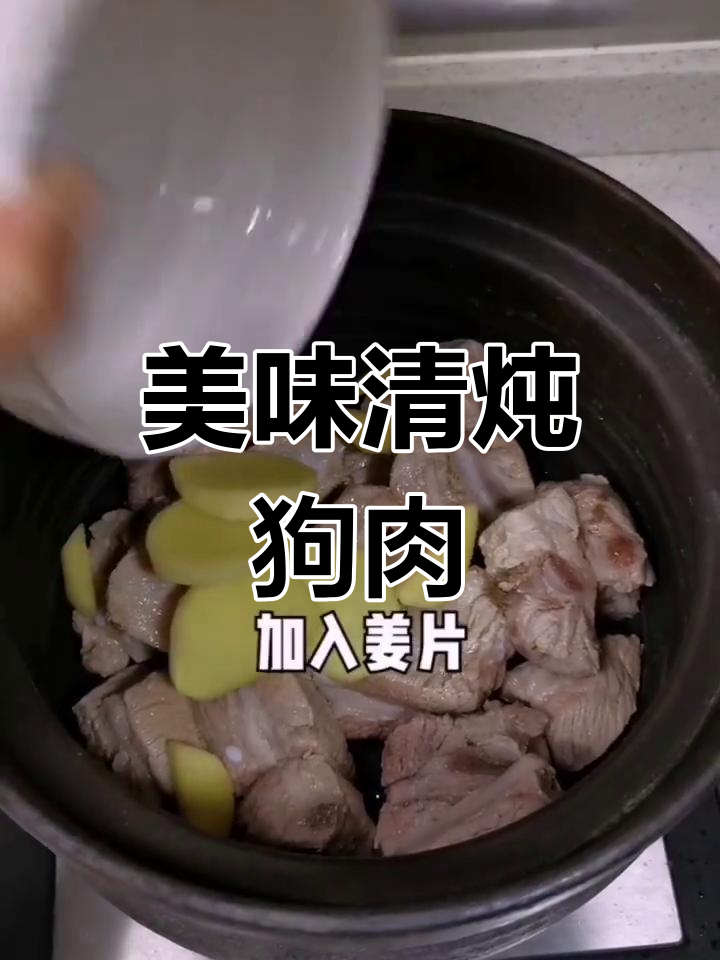 清炖狗肉的做法详解