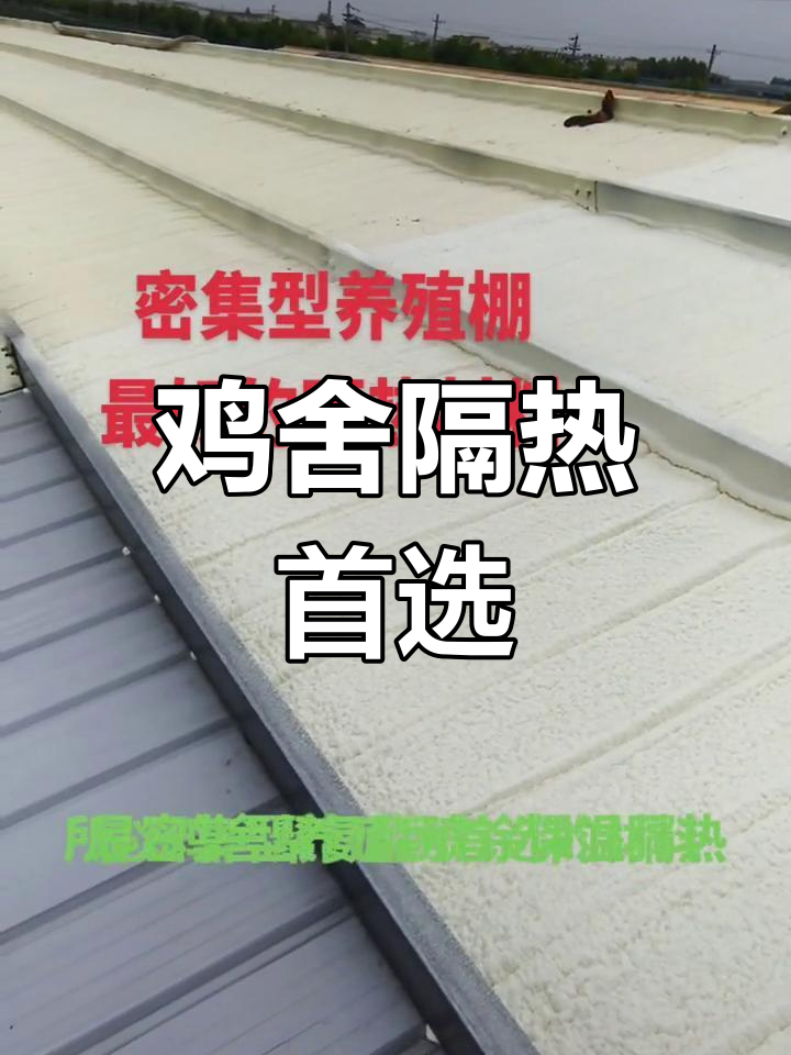 鸡舍隔热材料推荐:聚氨酯喷涂保温