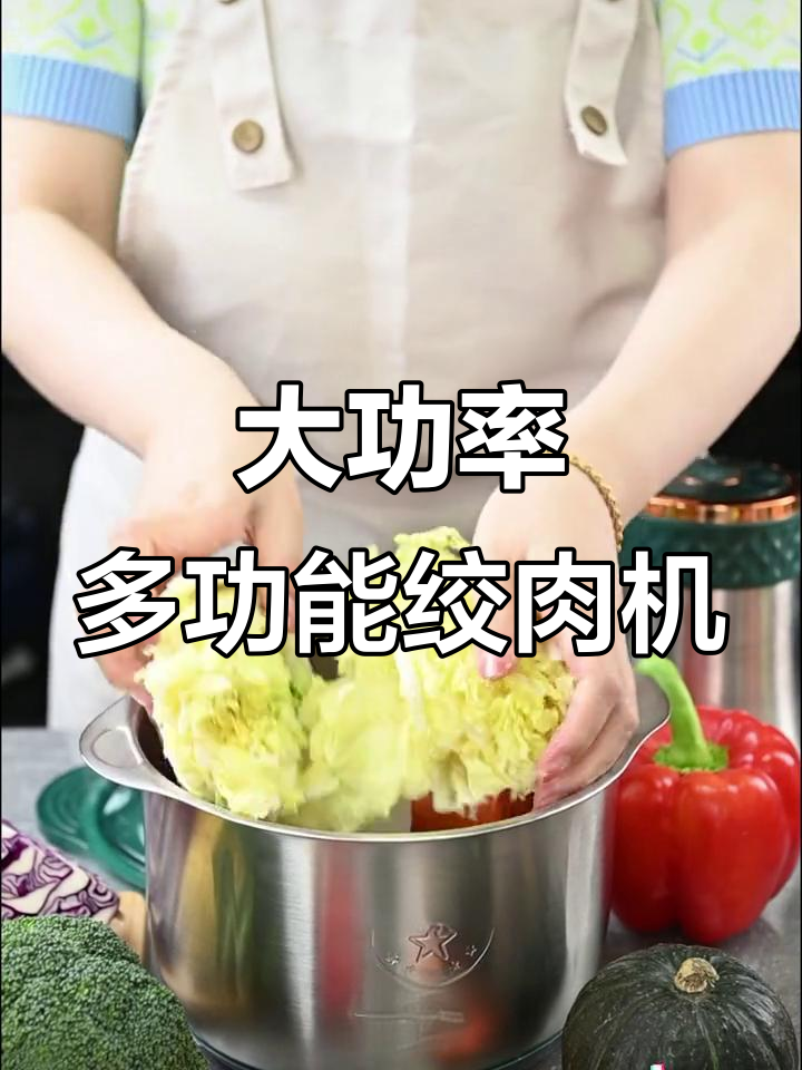 扬子5升大容量绞肉机,厨房必备神器!