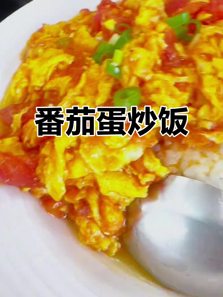 西红柿鸡蛋盖浇饭,简单又美味,轻松做出家的味道