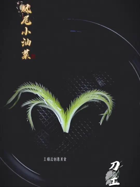 把小油菜做成吃不起的样子