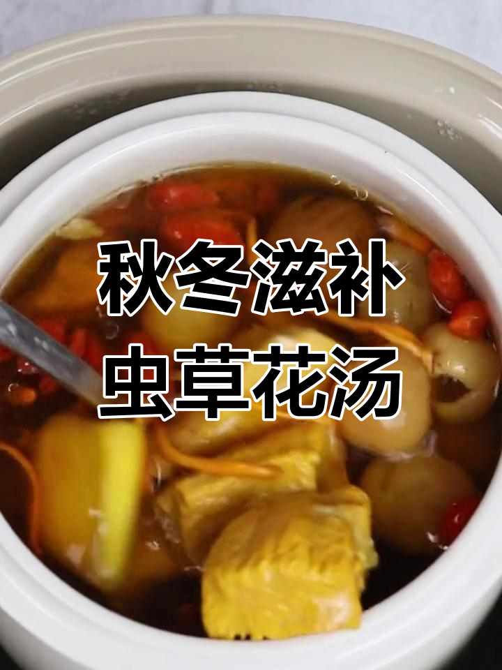 虫草花桂圆瘦肉汤,秋季滋补靓汤来啦!