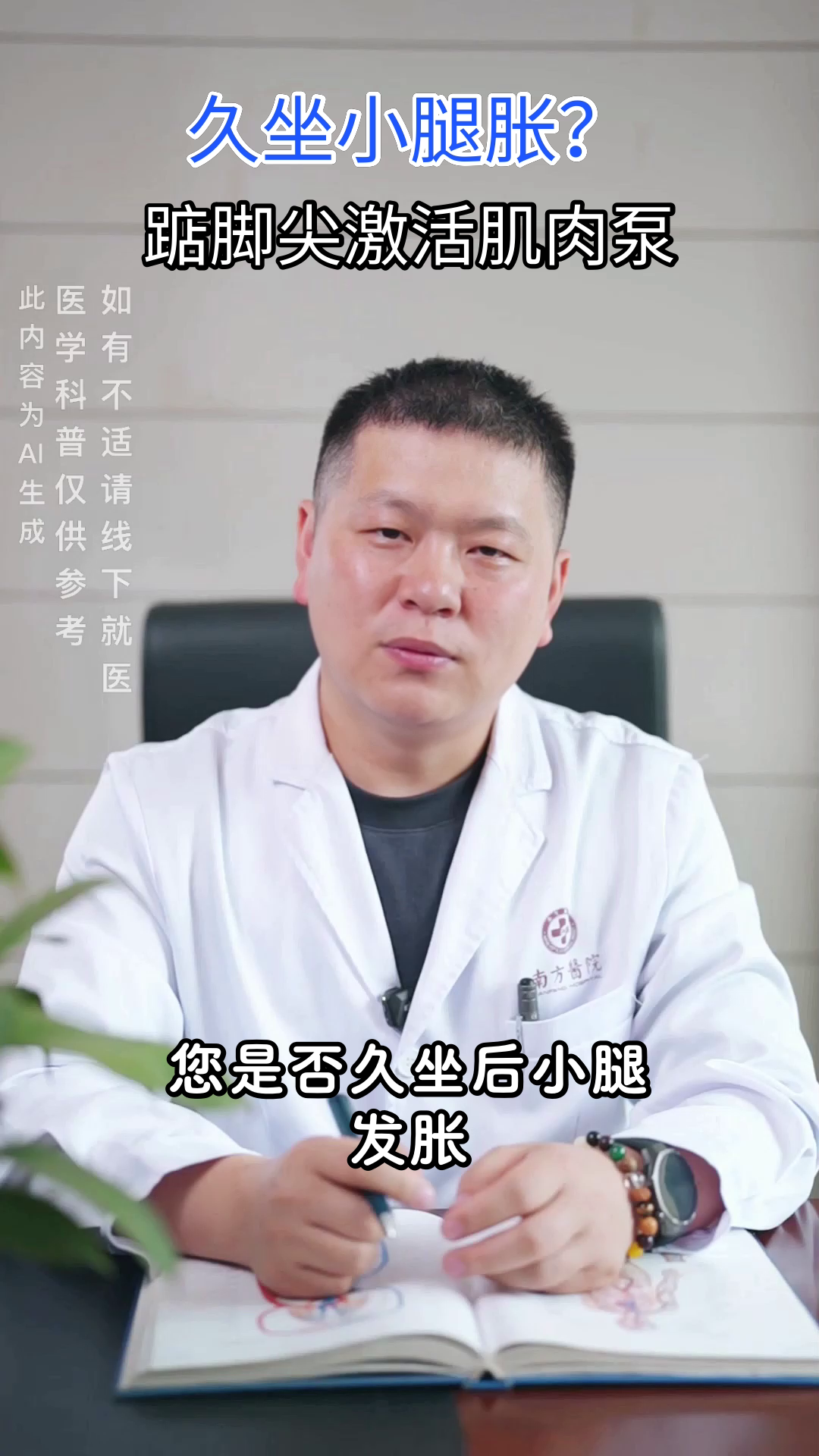 踮脚尖，小腿健康的隐形泵