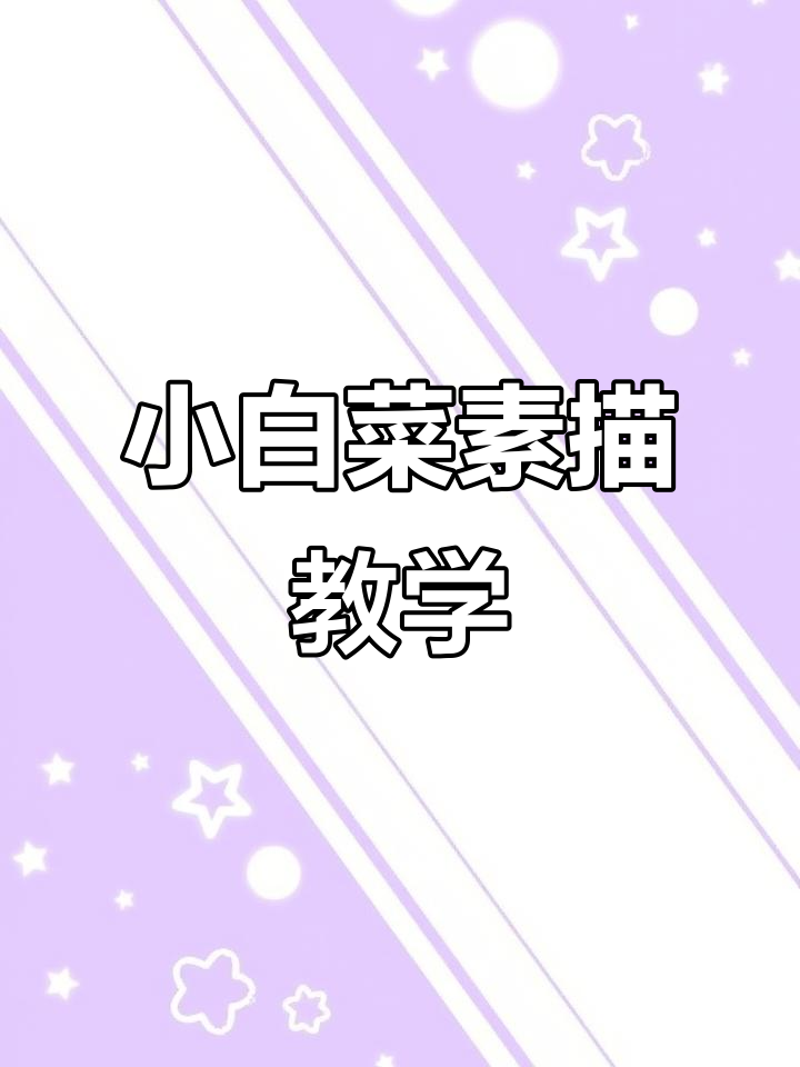 静物素描小白菜结构分析,快速掌握成人速写技巧