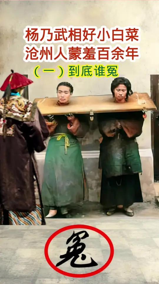 异性好闺蜜,男女纯友情的杰出代表杨乃武与小白菜被审理这个案子的沧州盐山人余杭知县刘锡彤冤枉
