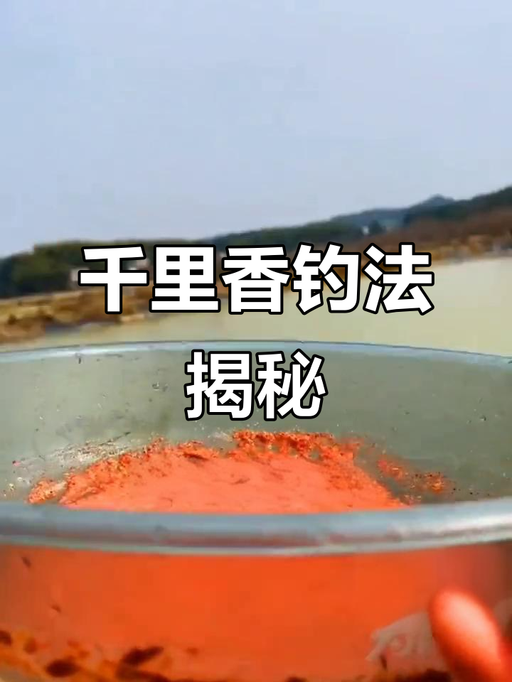 千里香钓鱼秘制饵料,轻松吸引鱼儿上钩