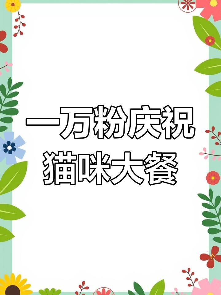感谢一万粉丝,为流浪猫做一顿丰盛的晚餐