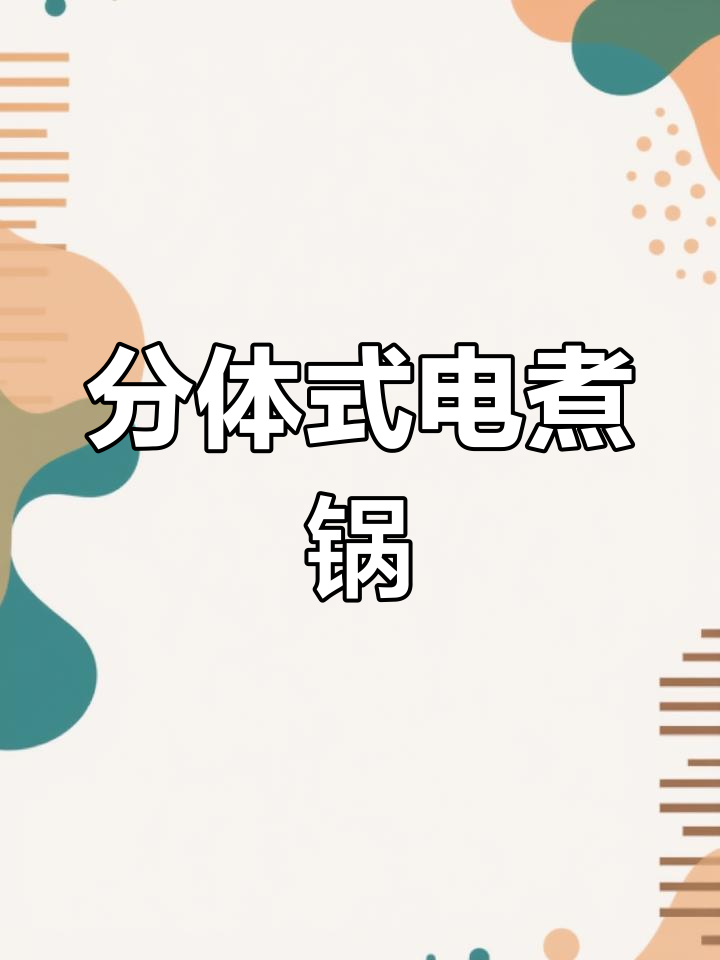 苏泊尔分体式电煮锅,轻松烹饪更便捷