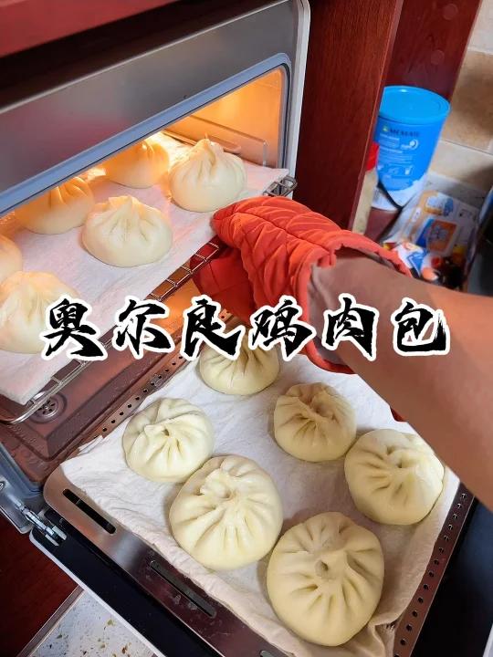 奥尔良鸡肉包
