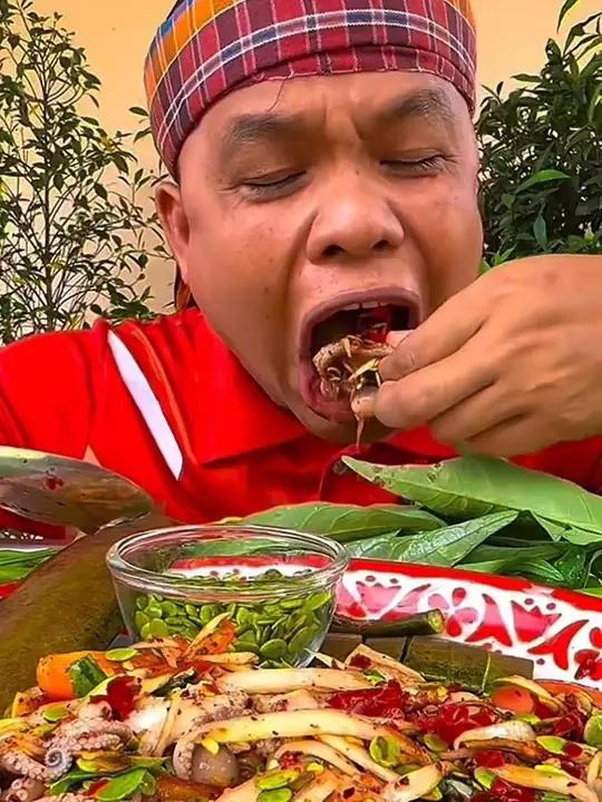 酸辣木瓜丝凉拌小八爪 美食抖音美食户外美食泰国美食内容启发搜索