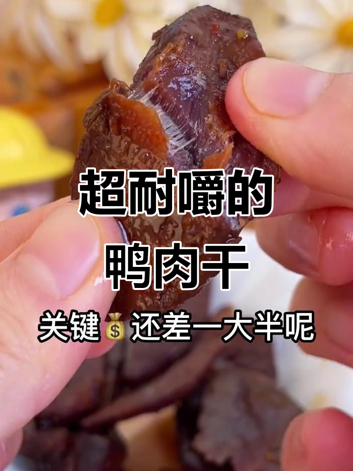 鸭肉干替代牛肉干，香辣烧烤味让人停不下来