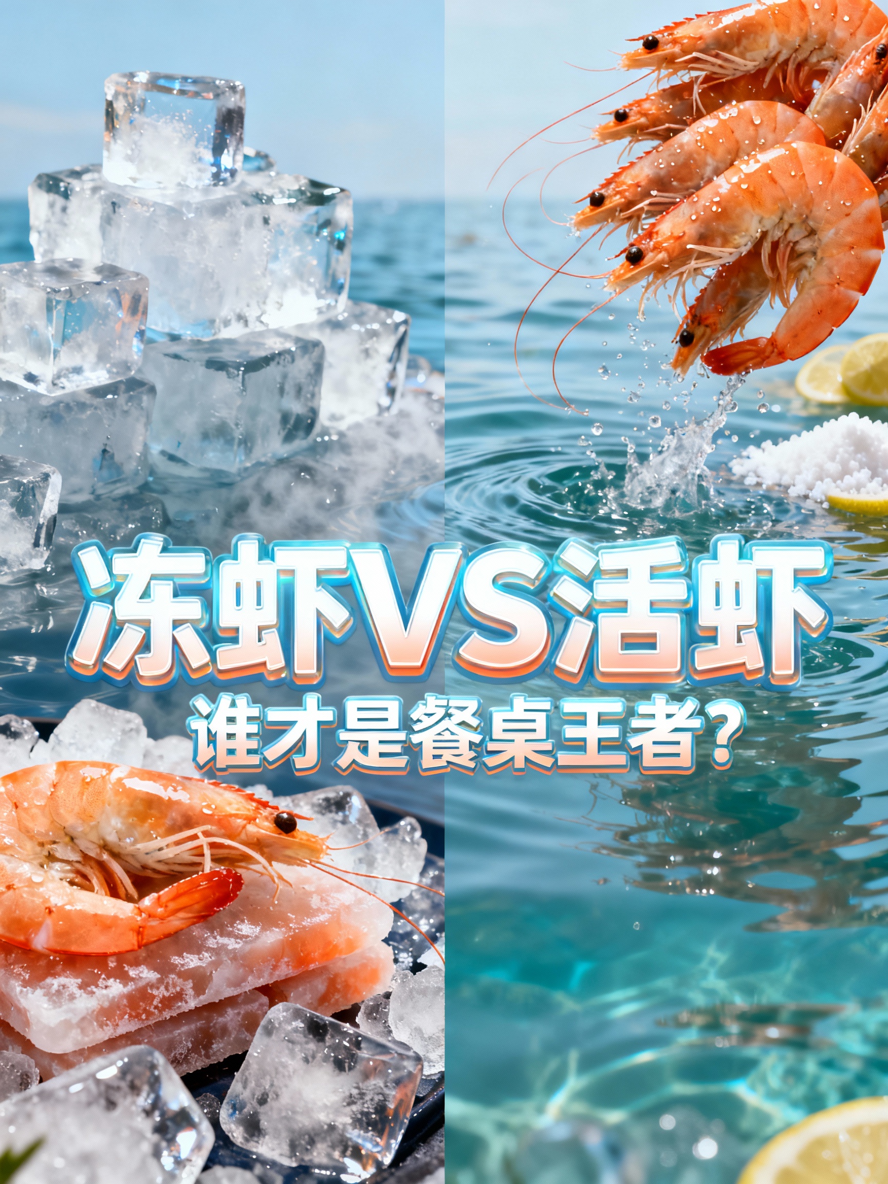冻虾活虾终极对决,谁才是餐桌王者?