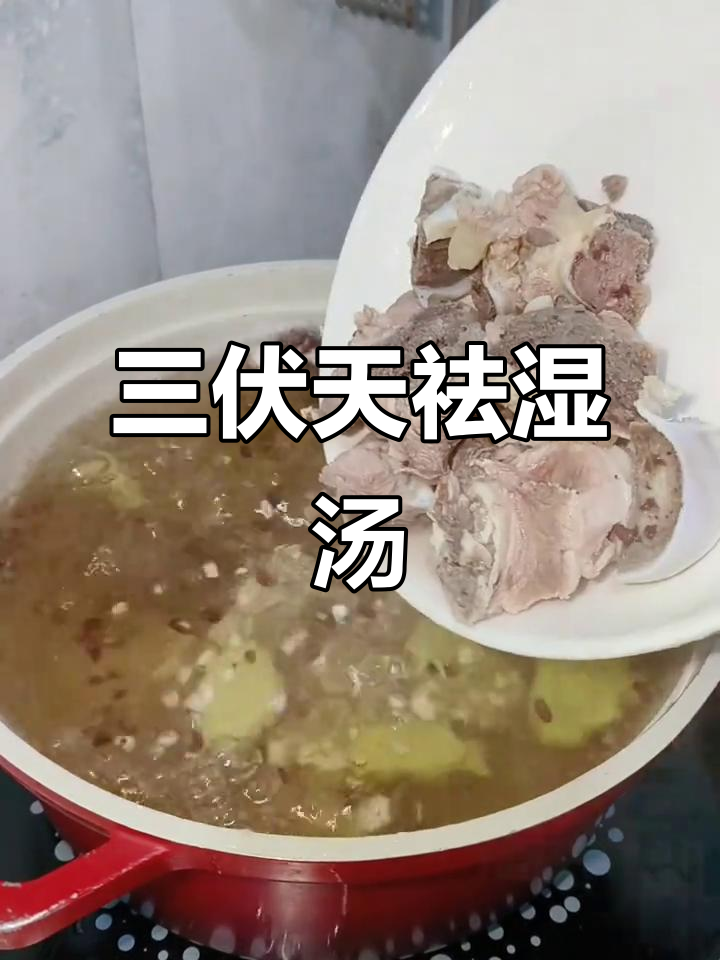 广东三伏天必喝莲藕薏米猪骨汤,祛湿又美味
