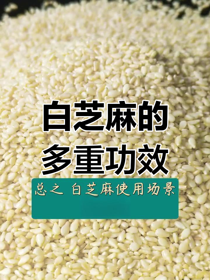 白芝麻的多种用途,你了解吗?