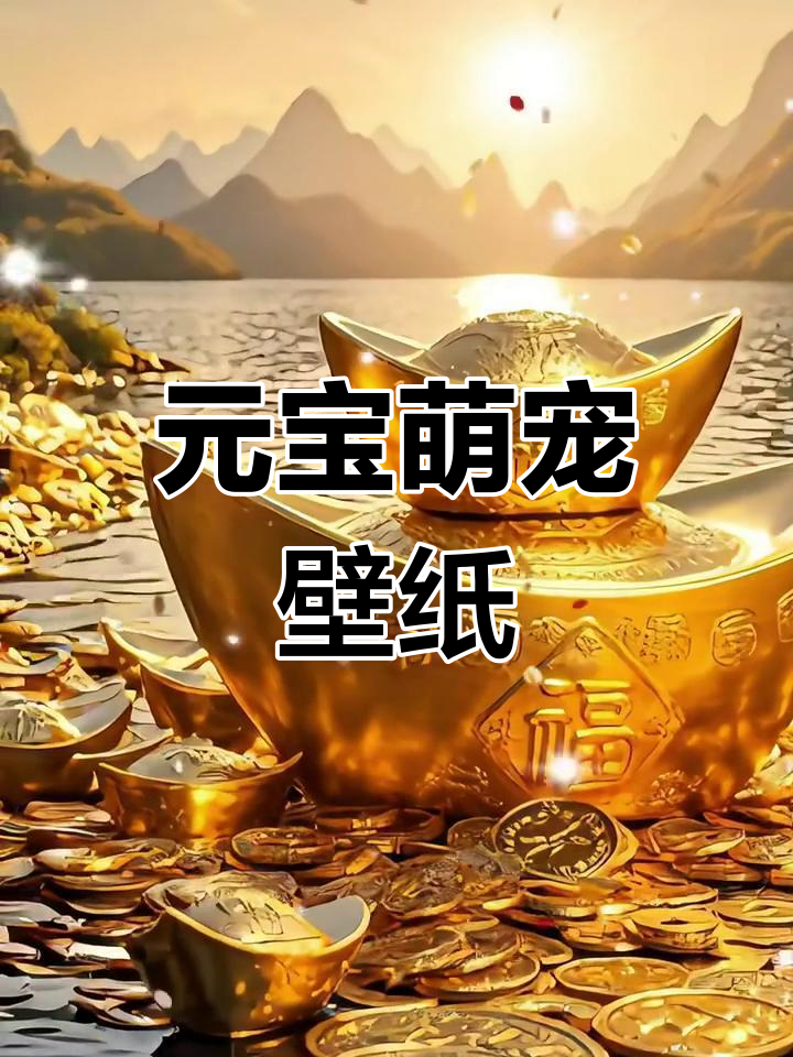 金山元宝手机壁纸,萌态十足