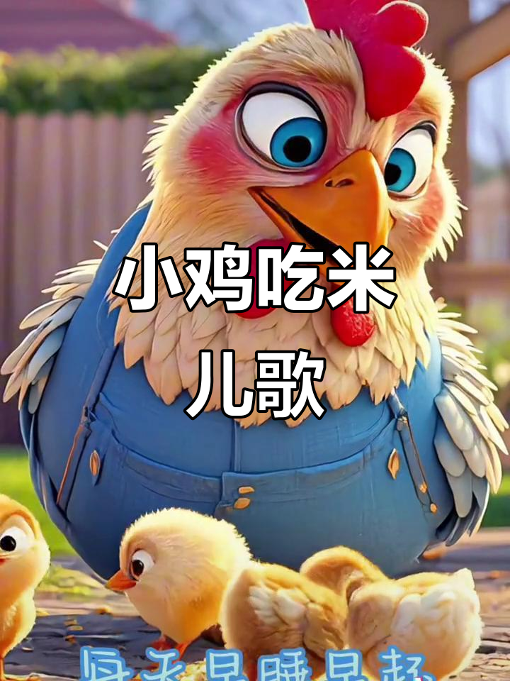 小鸡啄米儿歌，宝宝早教必备