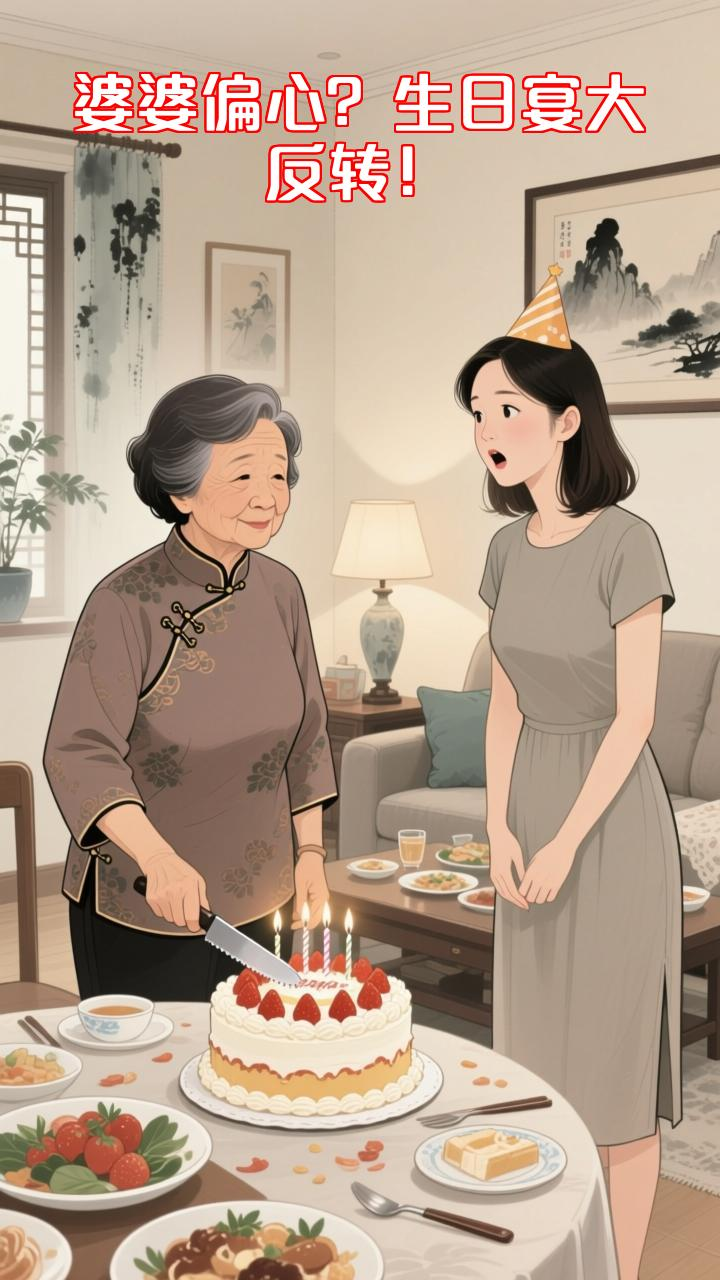 老二生日宴上婆婆当众改口，全场炸了！