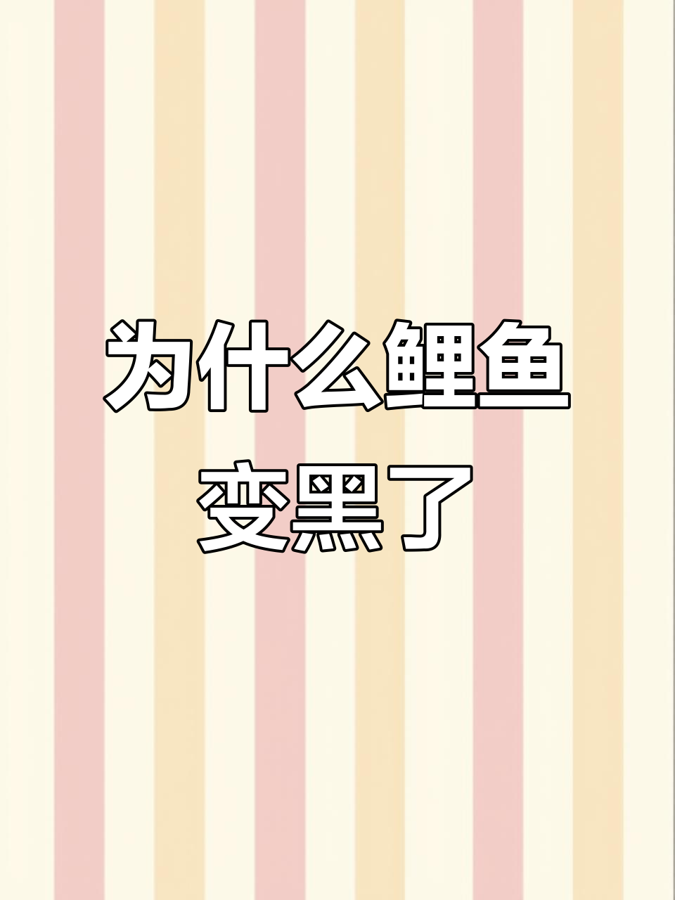 鲤鱼发黑真相大揭秘,是墨里还是盐园里的区别?