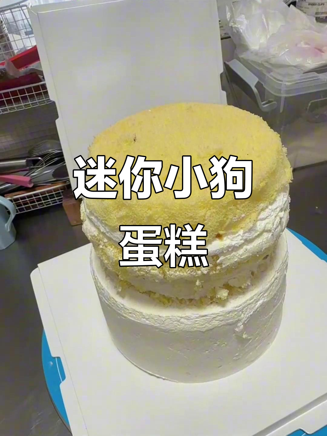 超萌立体小狗蛋糕,卡通造型太可爱了!