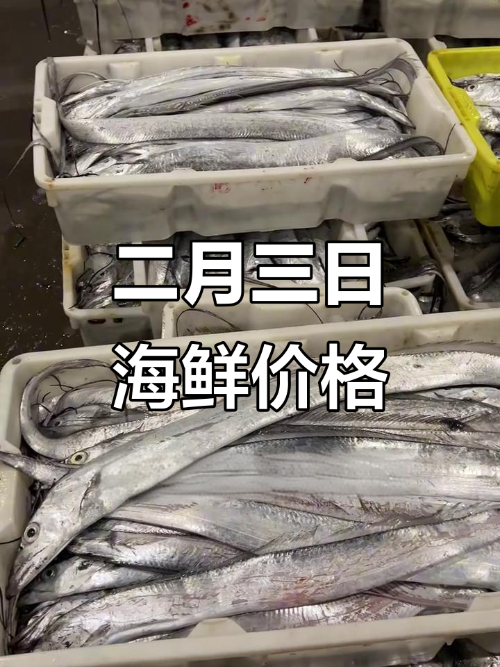 2月宁波海鲜市场每日报价，黄鱼鳗鱼等一应俱全