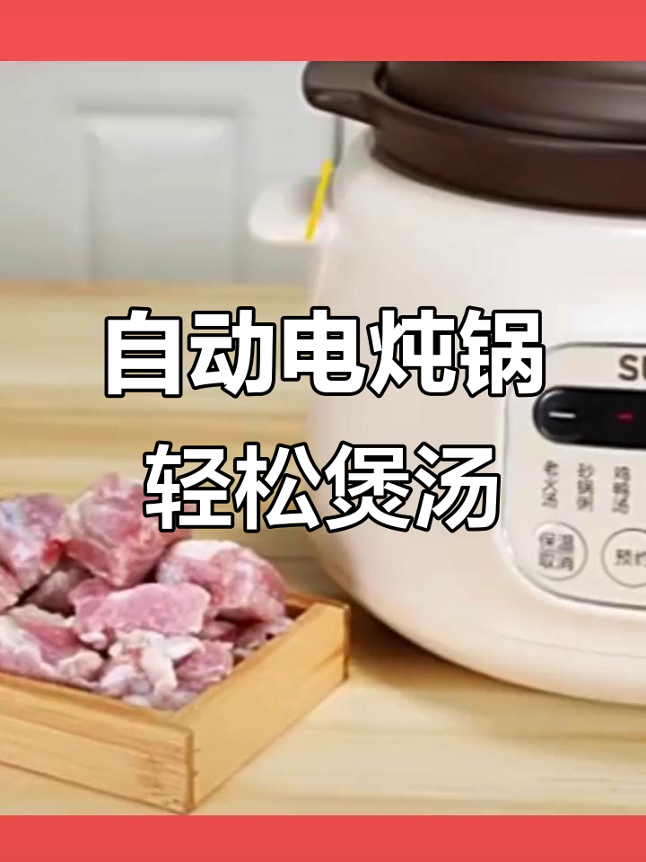 苏泊尔电炖锅,煲汤煮粥全搞定,陶瓷紫砂内胆更健康