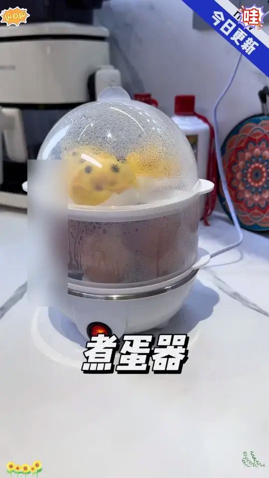 米虹家用煮蛋神器蒸蛋器早餐神器防干烧小型米虹家用煮蛋神器蒸蛋器早餐吃什么厨房好物2s