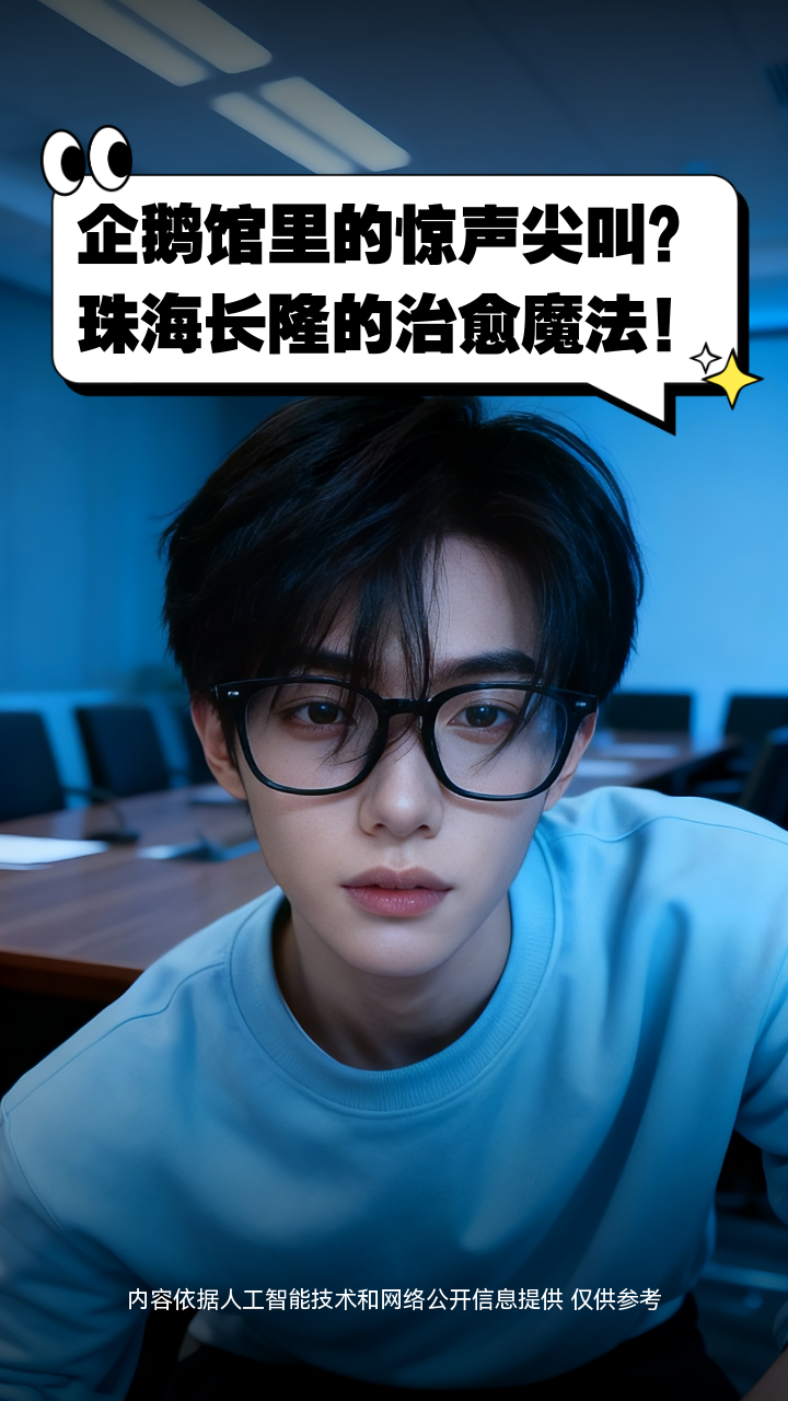 企鹅馆里的惊声尖叫？珠海长隆的治愈魔法！