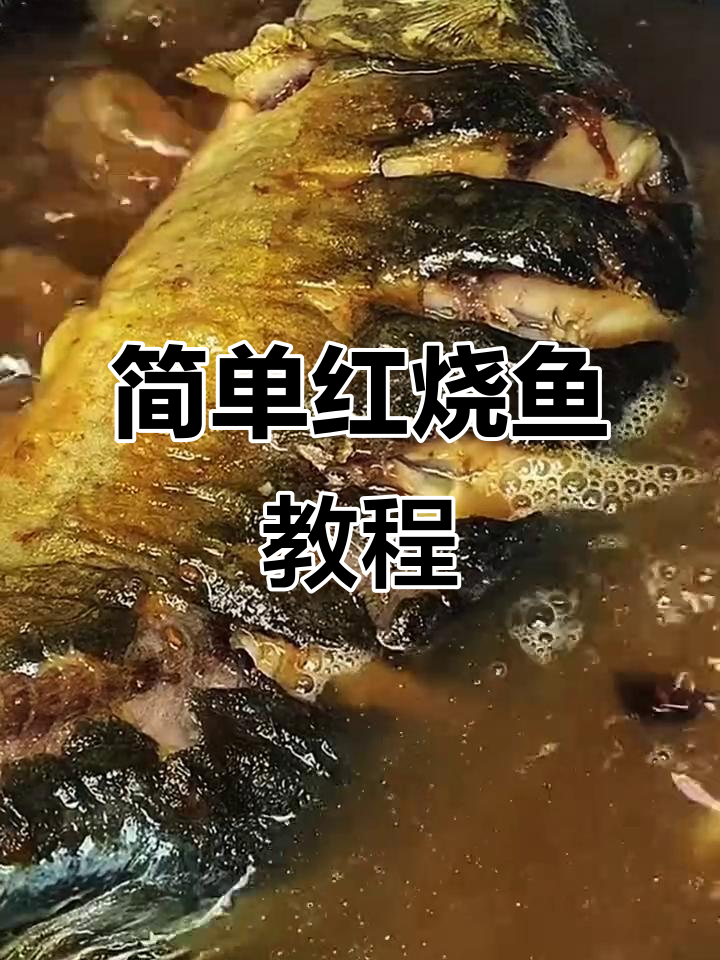 红烧鱼家常做法，鱼肉鲜嫩不腥