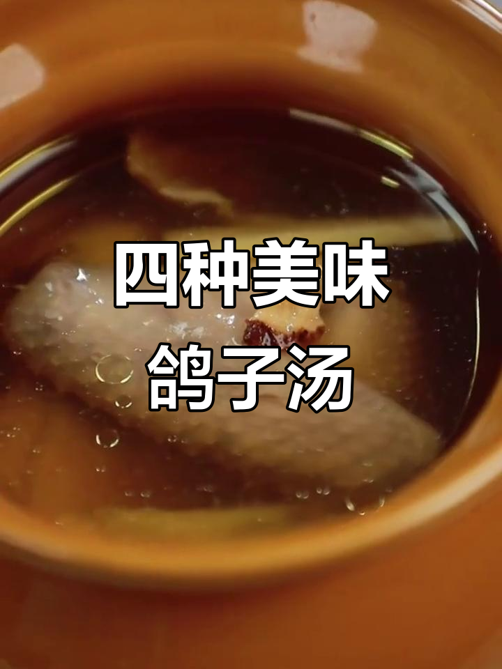 秋冬滋补鸽子汤,四种做法让你全身充满活力