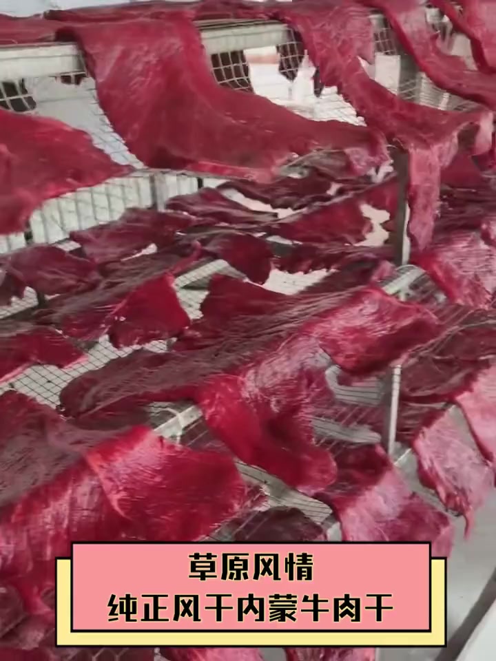 草原风情,纯正风干内蒙牛肉干