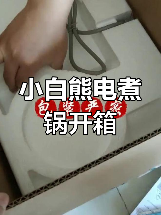 小白熊多功能电煮锅开箱,精致一人食体验
