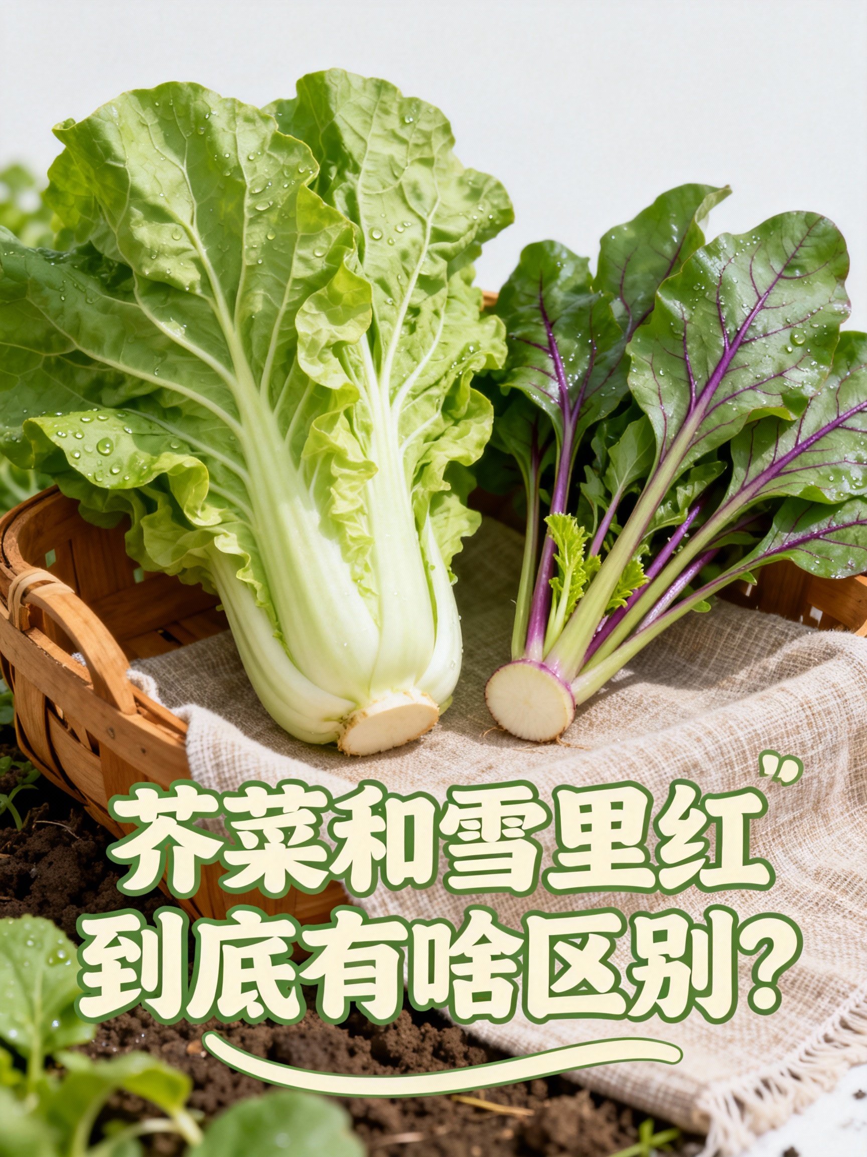 芥菜和雪里红到底有啥区别？